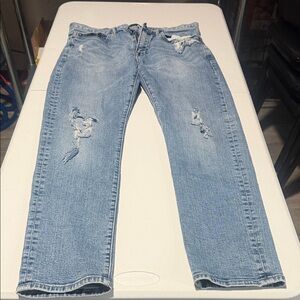 GAP Men's Faded Blue Slim Jeans Slim Taper 32 x 30